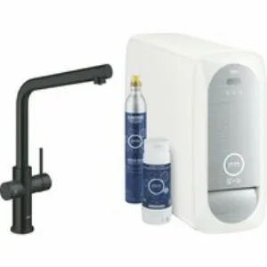 Смеситель для кухни GROHE Blue Home с системой фильтрации, охлаждения и газирования воды, Wi-Fi, черный бархат (31454KS1) Смеситель для кухни GROHE Blue Home с системой фильтрации, охлаждения и газирования воды, Wi-Fi, черный бархат (31454KS1)