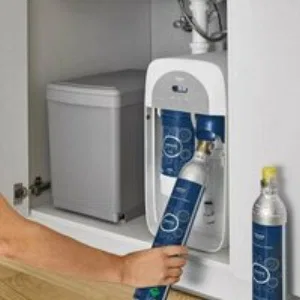 Смеситель для кухни GROHE Blue Home с системой фильтрации, охлаждения и газирования воды, Wi-Fi, черный бархат (31454KS1) Смеситель для кухни GROHE Blue Home с системой фильтрации, охлаждения и газирования воды, Wi-Fi, черный бархат (31454KS1)