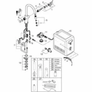 Смеситель для кухни GROHE Blue Professional, Wi-Fi, суперсталь (31325DC2) Смеситель для кухни GROHE Blue Professional, Wi-Fi, суперсталь (31325DC2)