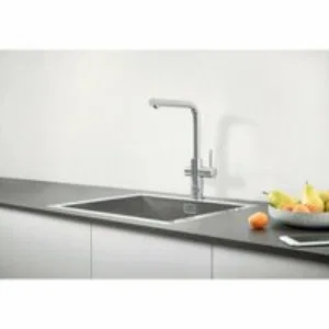 Смеситель для кухни GROHE Blue Professional с вытяжным изливом, функцией фильтрации, системой охлаждения и газирования воды, Wi-Fi, хром (313 Смеситель для кухни GROHE Blue Professional с вытяжным изливом, функцией фильтрации, системой охлаждения и газирования воды, Wi-Fi, хром (313