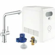 Смеситель для кухни GROHE Blue Professional с функцией фильтрации, с системой охлаждения и газирования воды, Wi-Fi, хром (31347003)