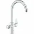 Смеситель для кухонной мойки GROHE Blue Pure BauCurve с функцией фильтрации, без фильтра в комплекте, хром (30580000) Смеситель для кухонной мойки GROHE Blue Pure BauCurve с функцией фильтрации, без фильтра в комплекте, хром (30580000)