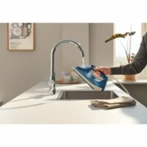 Смеситель для кухонной мойки GROHE Blue Pure BauCurve с функцией фильтрации, с фильтром в комплекте, хром (30581000) Смеситель для кухонной мойки GROHE Blue Pure BauCurve с функцией фильтрации, с фильтром в комплекте, хром (30581000)