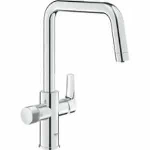 Смеситель для кухонной мойки GROHE Blue Pure Eurosmart с функцией фильтрации, без фильтра в комплекте, хром (30583000) Смеситель для кухонной мойки GROHE Blue Pure Eurosmart с функцией фильтрации, без фильтра в комплекте, хром (30583000)