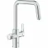 Смеситель для кухонной мойки GROHE Blue Pure Eurosmart с функцией фильтрации, без фильтра в комплекте, хром (30583000) Смеситель для кухонной мойки GROHE Blue Pure Eurosmart с функцией фильтрации, без фильтра в комплекте, хром (30583000)