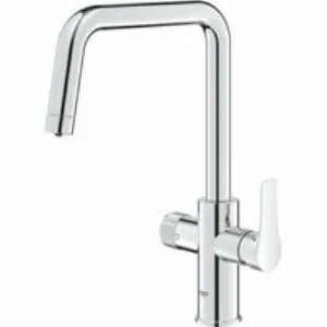 Смеситель для кухонной мойки GROHE Blue Pure Eurosmart с функцией фильтрации, без фильтра в комплекте, хром (30583000) Смеситель для кухонной мойки GROHE Blue Pure Eurosmart с функцией фильтрации, без фильтра в комплекте, хром (30583000)