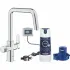Смеситель для кухонной мойки GROHE Blue Pure Eurosmart с функцией фильтрации, с фильтром в комплекте, хром (30584000) Смеситель для кухонной мойки GROHE Blue Pure Eurosmart с функцией фильтрации, с фильтром в комплекте, хром (30584000)