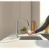 Смеситель для кухонной мойки GROHE Blue Pure Eurosmart с функцией фильтрации, с фильтром в комплекте, хром (30584000) Смеситель для кухонной мойки GROHE Blue Pure Eurosmart с функцией фильтрации, с фильтром в комплекте, хром (30584000)