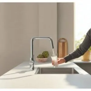 Смеситель для кухонной мойки GROHE Blue Pure Eurosmart с функцией фильтрации, с фильтром обратного осмоса в комплекте, хром (30586000) Смеситель для кухонной мойки GROHE Blue Pure Eurosmart с функцией фильтрации, с фильтром обратного осмоса в комплекте, хром (30586000)