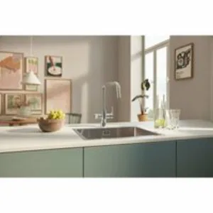 Смеситель для кухонной мойки GROHE Blue Pure Eurosmart с функцией фильтрации, с фильтром обратного осмоса в комплекте, хром (30586000) Смеситель для кухонной мойки GROHE Blue Pure Eurosmart с функцией фильтрации, с фильтром обратного осмоса в комплекте, хром (30586000)