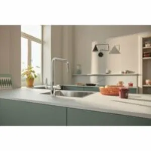 Смеситель для кухонной мойки GROHE Blue Pure Eurosmart с функцией фильтрации, с фильтром обратного осмоса в комплекте, хром (30586000) Смеситель для кухонной мойки GROHE Blue Pure Eurosmart с функцией фильтрации, с фильтром обратного осмоса в комплекте, хром (30586000)