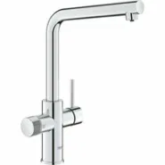 Смеситель для кухонной мойки GROHE Blue Pure Minta с функцией фильтрации, без фильтра в комплекте, хром (30588000)
