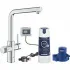 Смеситель для кухонной мойки GROHE Blue Pure Minta с функцией фильтрации, с фильтром в комплекте, хром (30589000) Смеситель для кухонной мойки GROHE Blue Pure Minta с функцией фильтрации, с фильтром в комплекте, хром (30589000)