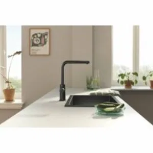 Смеситель для кухонной мойки GROHE Blue Pure Minta c вытяжным изливом, функцией фильтрации, без фильтра в комплекте, фантомный черный (30590KF0) Смеситель для кухонной мойки GROHE Blue Pure Minta c вытяжным изливом, функцией фильтрации, без фильтра в комплекте, фантомный черный (30590KF0)