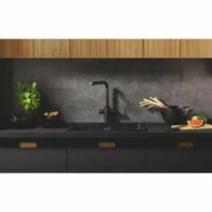 Смеситель для кухонной мойки GROHE Blue Pure Minta c вытяжным изливом, функцией фильтрации, без фильтра в комплекте, фантомный черный (30590KF0) Смеситель для кухонной мойки GROHE Blue Pure Minta c вытяжным изливом, функцией фильтрации, без фильтра в комплекте, фантомный черный (30590KF0)