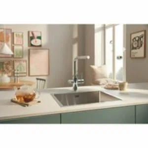 Смеситель для кухонной мойки GROHE Blue Pure Minta с функцией фильтрации, без фильтра в комплекте, хром (30590000) Смеситель для кухонной мойки GROHE Blue Pure Minta с функцией фильтрации, без фильтра в комплекте, хром (30590000)