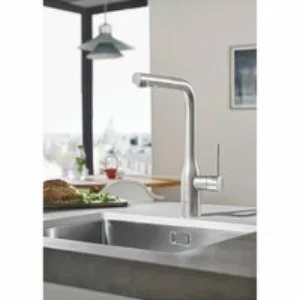 Смеситель для кухни GROHE Essence с вытяжным изливом 2jet, суперсталь (30504DC0) Смеситель для кухни GROHE Essence с вытяжным изливом 2jet, суперсталь (30504DC0)
