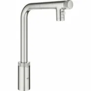 Смеситель для кухни GROHE Minta SmartControl с вытяжным изливом 2jet, суперсталь (31889DC0)