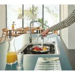 Смеситель для кухни GROHE Minta SmartControl с вытяжным изливом 2jet, хром (31889000) Смеситель для кухни GROHE Minta SmartControl с вытяжным изливом 2jet, хром (31889000)