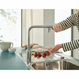 Смеситель для кухни GROHE Minta SmartControl с вытяжным изливом 2jet, хром (31889000) Смеситель для кухни GROHE Minta SmartControl с вытяжным изливом 2jet, хром (31889000)
