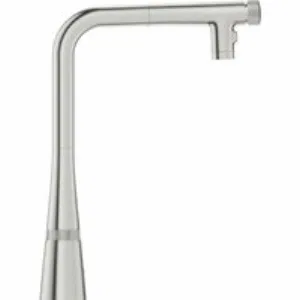 Смеситель для кухни GROHE Zedra SmartControl с вытяжным изливом 2jet, суперсталь (31886DC0) Смеситель для кухни GROHE Zedra SmartControl с вытяжным изливом 2jet, суперсталь (31886DC0)