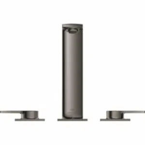 Смеситель для раковины GROHE Allure на 3 отверстия, с донным клапаном, M-Size, темный графит глянец (20188A01) Смеситель для раковины GROHE Allure на 3 отверстия, с донным клапаном, M-Size, темный графит глянец (20188A01)