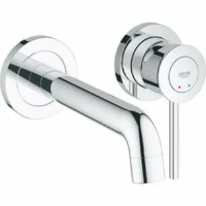 Смеситель для раковины GROHE BauClassic в комплекте с монтажной частью, хром (20292000) Смеситель для раковины GROHE BauClassic в комплекте с монтажной частью, хром (20292000)