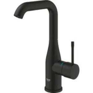 Смеситель для раковины GROHE Essence без донного клапана, L-size, фантомный черный (24177KF1) Смеситель для раковины GROHE Essence без донного клапана, L-size, фантомный черный (24177KF1)
