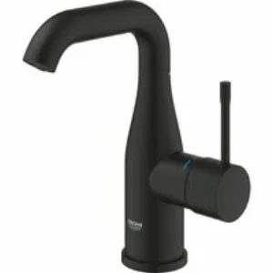 Смеситель для раковины GROHE Essence без донного клапана, M-size, фантомный черный (24176KF1) Смеситель для раковины GROHE Essence без донного клапана, M-size, фантомный черный (24176KF1)