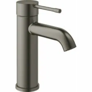 Смеситель для раковины GROHE Essence без донного клапана, S-size, темный графит матовый (24172AL1) Смеситель для раковины GROHE Essence без донного клапана, S-size, темный графит матовый (24172AL1)