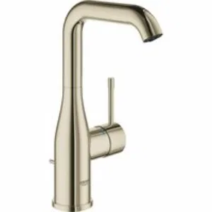Смеситель для раковины GROHE Essence с донным клапаном, L-size, никель глянцевый (24174BE1) Смеситель для раковины GROHE Essence с донным клапаном, L-size, никель глянцевый (24174BE1)