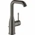 Смеситель для раковины GROHE Essence с донным клапаном, L-size, темный графит глянцевый (24174A01) Смеситель для раковины GROHE Essence с донным клапаном, L-size, темный графит глянцевый (24174A01)