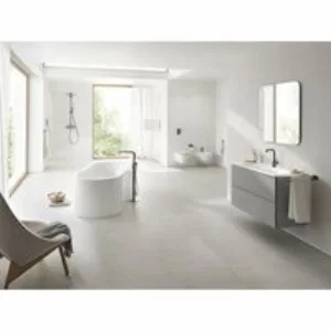 Смеситель для раковины GROHE Essence с донным клапаном, L-size, темный графит глянцевый (24174A01) Смеситель для раковины GROHE Essence с донным клапаном, L-size, темный графит глянцевый (24174A01)