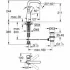 Смеситель для раковины GROHE Essence с донным клапаном, L-size, хром (24174001) Смеситель для раковины GROHE Essence с донным клапаном, L-size, хром (24174001)