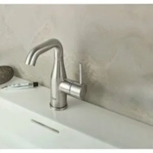 Смеситель для раковины GROHE Essence с донным клапаном, M-size, суперсталь (24173DC1) Смеситель для раковины GROHE Essence с донным клапаном, M-size, суперсталь (24173DC1)