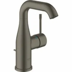 Смеситель для раковины GROHE Essence с донным клапаном, M-size, темный графит матовый (24173AL1) Смеситель для раковины GROHE Essence с донным клапаном, M-size, темный графит матовый (24173AL1)