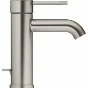 Смеситель для раковины GROHE Essence с донным клапаном, S-size, темный графит матовый (24171AL1) Смеситель для раковины GROHE Essence с донным клапаном, S-size, темный графит матовый (24171AL1)