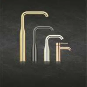 Смеситель для раковины GROHE Essence с донным клапаном, S-size, теплый закат глянец (24171DA1) Смеситель для раковины GROHE Essence с донным клапаном, S-size, теплый закат глянец (24171DA1)