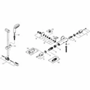 Термостат для душа GROHE Grohtherm 1000 с душевым гарнитуром, хром (34824004-DP) (ПОВРЕЖДЕНА УПАКОВКА) Термостат для душа GROHE Grohtherm 1000 с душевым гарнитуром, хром (34824004-DP) (ПОВРЕЖДЕНА УПАКОВКА)
