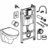 Комплект инсталляции GROHE Solido Compact 4 в 1 с подвесным унитазом Lecico Perth и сиденьем (39116000) Комплект инсталляции GROHE Solido Compact 4 в 1 с подвесным унитазом Lecico Perth и сиденьем (39116000)