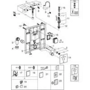 Система инсталляции для подвесного унитаза GROHE Rapid SL (1,13 м) (39140000) Система инсталляции для подвесного унитаза GROHE Rapid SL (1,13 м) (39140000)
