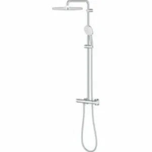 Душевая система GROHE Tempesta System 250 Cube с термостатом для душа, хром (26689001) Душевая система GROHE Tempesta System 250 Cube с термостатом для душа, хром (26689001)