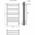 Полотенцесушитель электрический Aquatek Альфа П10 500x900, хром AQ EL RRP1090CH Полотенцесушитель электрический Aquatek Альфа П10 500x900, хром AQ EL RRP1090CH