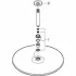 Верхний душ GROHE Rainshower Cosmopolitan 400, 7,5 л/мин, 1 режим, 142 мм, хром (26256000) Верхний душ GROHE Rainshower Cosmopolitan 400, 7,5 л/мин, 1 режим, 142 мм, хром (26256000)