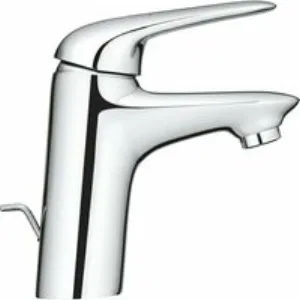 Смеситель для раковины GROHE Wave с донным клапаном, S-Size, хром (32284001) Смеситель для раковины GROHE Wave с донным клапаном, S-Size, хром (32284001)