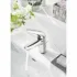 Смеситель для раковины GROHE Wave с донным клапаном, S-Size, хром (32284001) Смеситель для раковины GROHE Wave с донным клапаном, S-Size, хром (32284001)