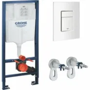 Комплект инсталляции для унитаза GROHE Rapid SL 3 в 1 с панелью смыва Skate Cosmopolitan, альпин-белый (38772SH0)