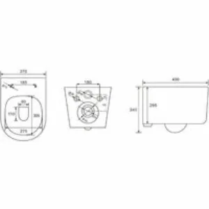 Унитаз Aquatek МИЯ подвесной с сиденьем с микролифтом, белый AQ2004-00 Унитаз Aquatek МИЯ подвесной с сиденьем с микролифтом, белый AQ2004-00