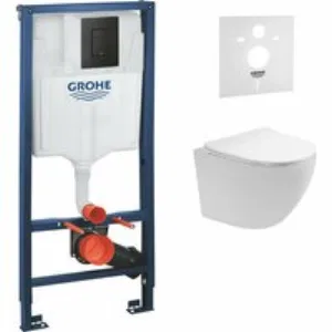 Комплект инсталляции GROHE 38811KF0-B/S с унитазом Aquatek ЕВРОПА и сиденьем с микролифтом (NW0153/S) Комплект инсталляции GROHE 38811KF0-B/S с унитазом Aquatek ЕВРОПА и сиденьем с микролифтом (NW0153/S)