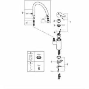 Смеситель для кухни GROHE Eurostyle Cosmopolitan, хром (30221002) Смеситель для кухни GROHE Eurostyle Cosmopolitan, хром (30221002)